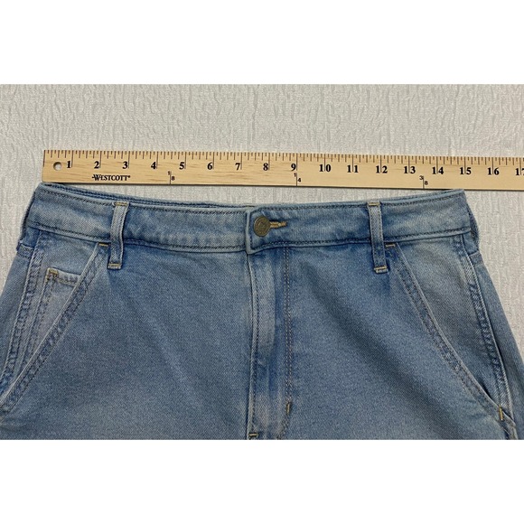 Hollister Ultra High Rise Mom Jean Cargo Light Wash Denim W30 L27 - Picture 5 of 8